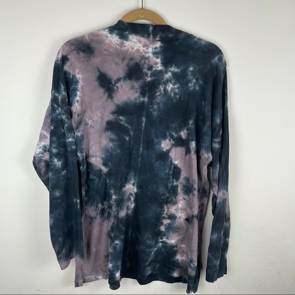 We The Free Oversized Tie Dye Crew Neck long Sleeve Top Size XS - Picture 7 of 8